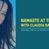 Program info for Namaste at The Bay with Claudia Baeza on February 26, 2022 at The Bay Civic Green from 9-10AM