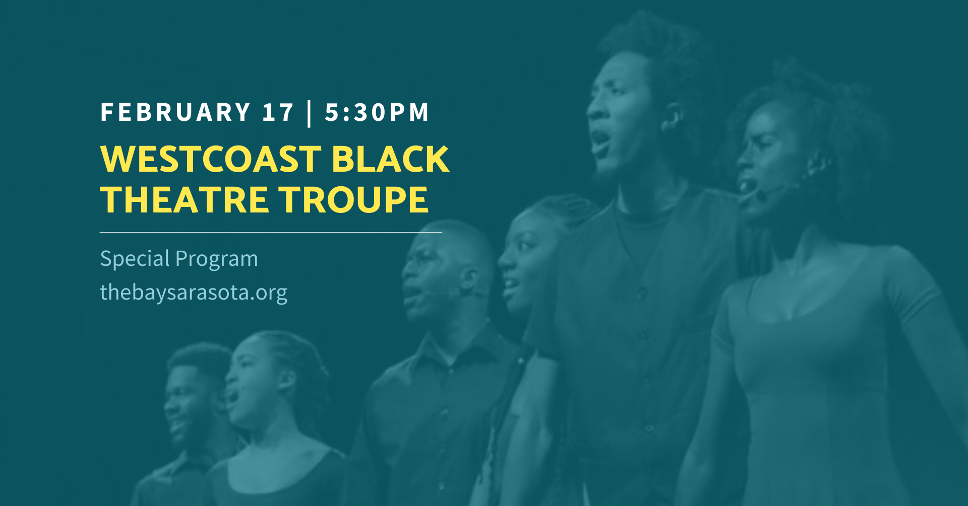 Program info for Westcoast Black Theatre Troupe's Jazzlinks performance on February 17th at The Bay